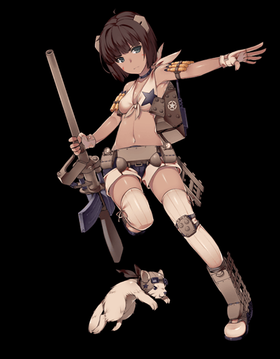 M10 GMC illustration captured from her Live2D